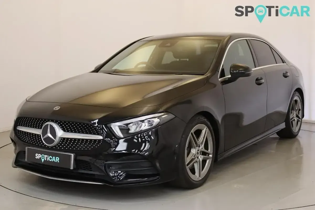 Used Mercedes A200 AMG line 161 HP (118 kW) 2019 Black Sedan