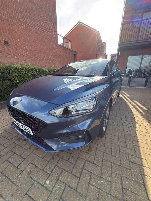 Blue Used 2020 Ford Focus ST-Line Hatchback | £7,995 (Super price) - Image 1/4