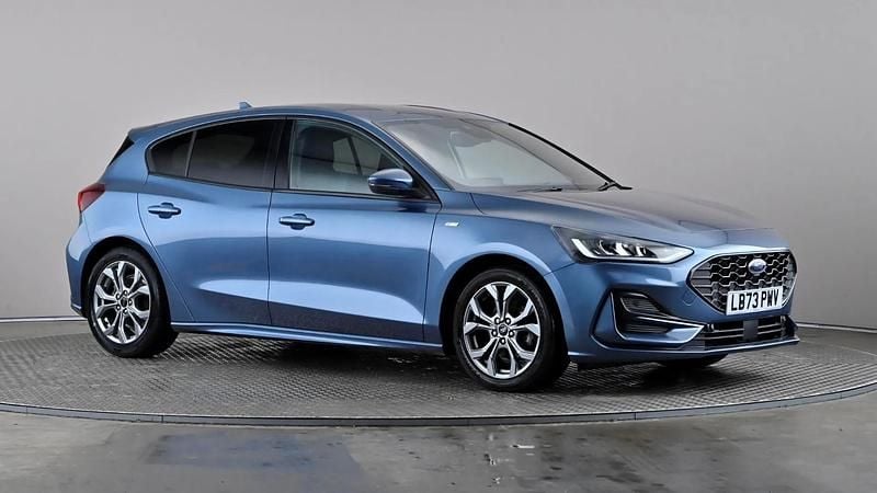 Blue Used 2023 Ford Focus ST-Line Hatchback | £15,198 (Fair price) - Image 1/4