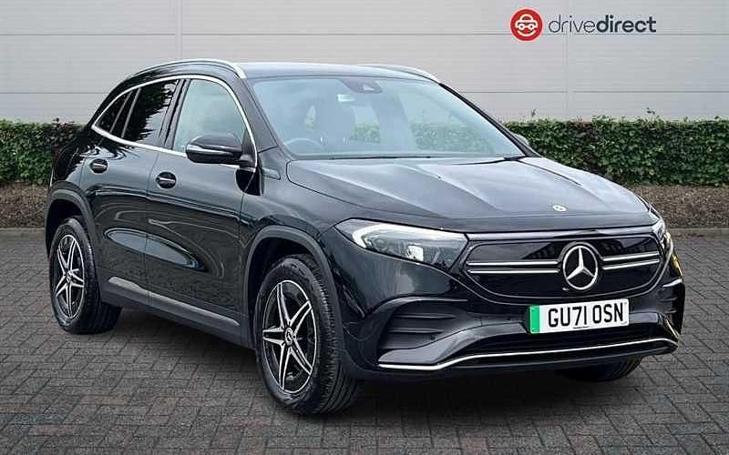 Black Used 2021 Mercedes EQA250 AMG line SUV | £18,532 (Fair price) - Image 1/4