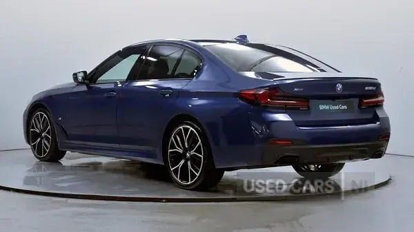 Used BMW 530 M Sport 282 HP (207 kW) 2022 Blue Sedan