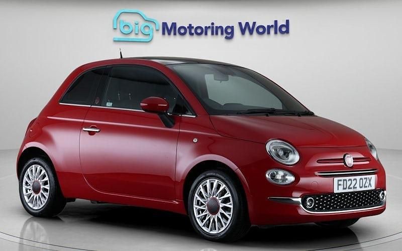 Used Fiat 500 Red 69 HP (50 kW) 2022 Red Hatchback
