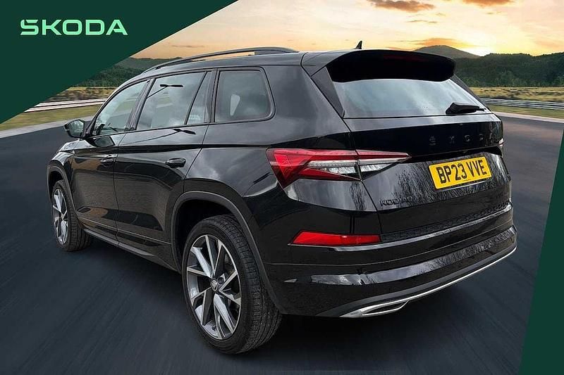 Used Skoda Kodiaq SportLine 196 HP (144 kW) 2023 Black SUV