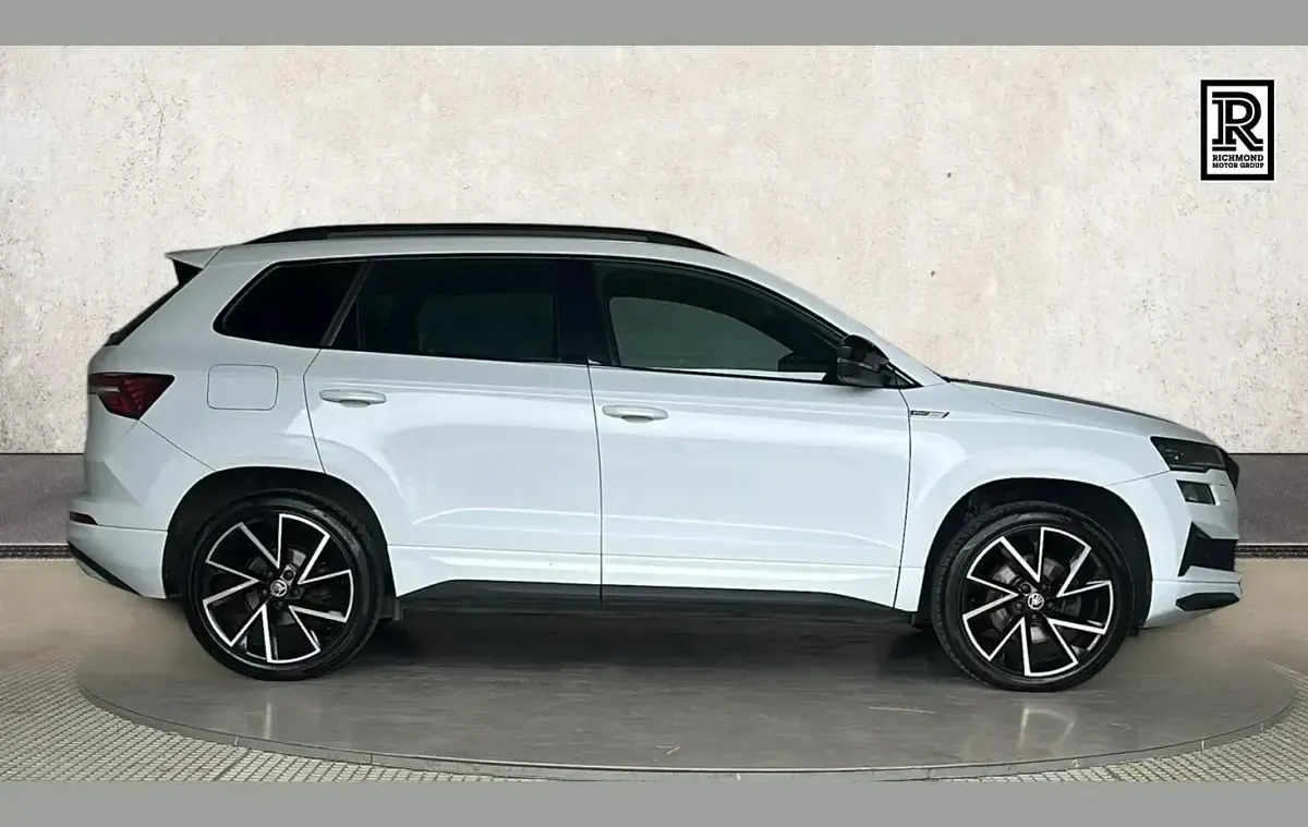Used Skoda Karoq SportLine 187 HP (137 kW) 2023 White SUV