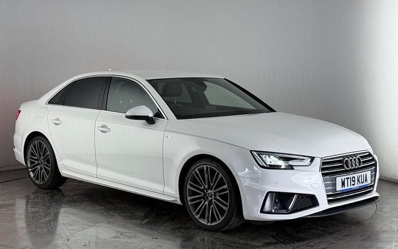 White Used 2019 Audi A4 S-Line Sedan | £17,000 (Good price) - Image 1/3