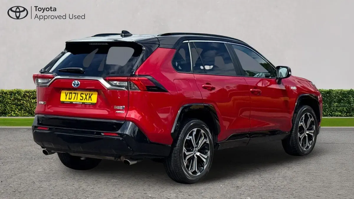 Used Toyota RAV4 Hybrid 306 HP (225 kW) 2021 Scarlet flare bitone SUV