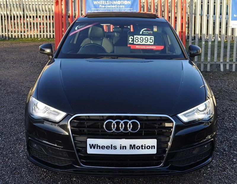 Used Audi A3 S-Line 150 HP (110 kW) 2015 Black Hatchback