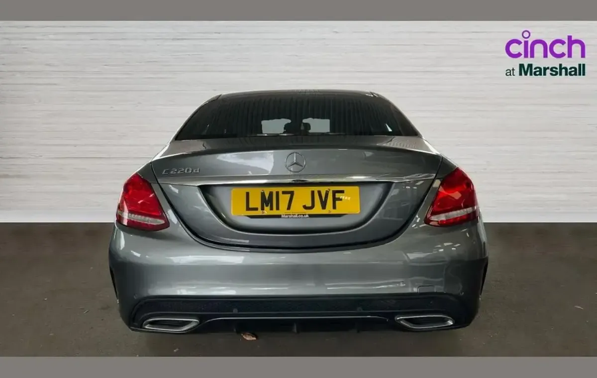 Used Mercedes C220 AMG line 168 HP (123 kW) 2017 Grey Sedan