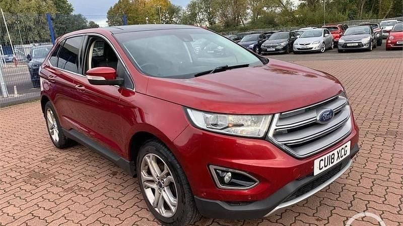 Used Ford Edge Titanium 180 HP (132 kW) 2018 Red SUV