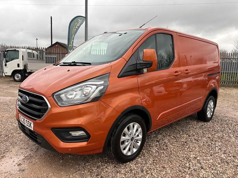 Used Ford Transit Custom Limited 130 HP (95 kW) 2020 Orange Van