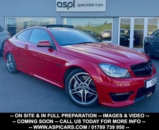Red Used 2014 Mercedes C63 AMG AMG Edition 1 Coupe | £28,500 (Fair price) - Image 1/1