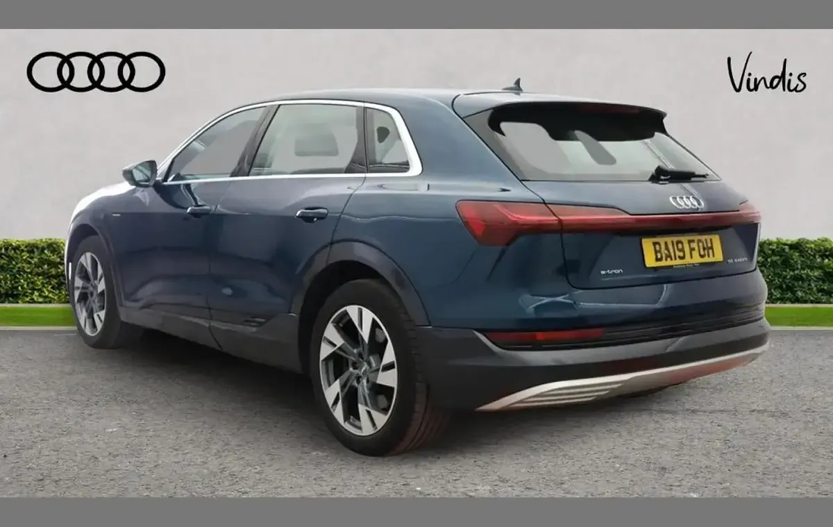 Used Audi e-tron Advanced 300 kW (408 HP) 2019 Blue SUV