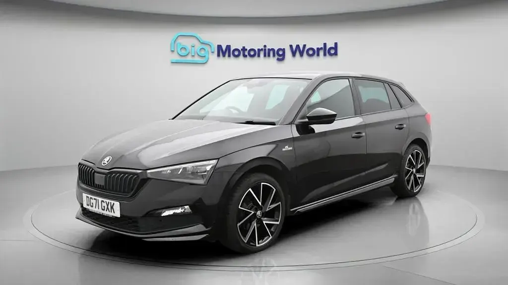 Used Skoda Scala Monte Carlo 110 HP (80 kW) 2021 Black Hatchback