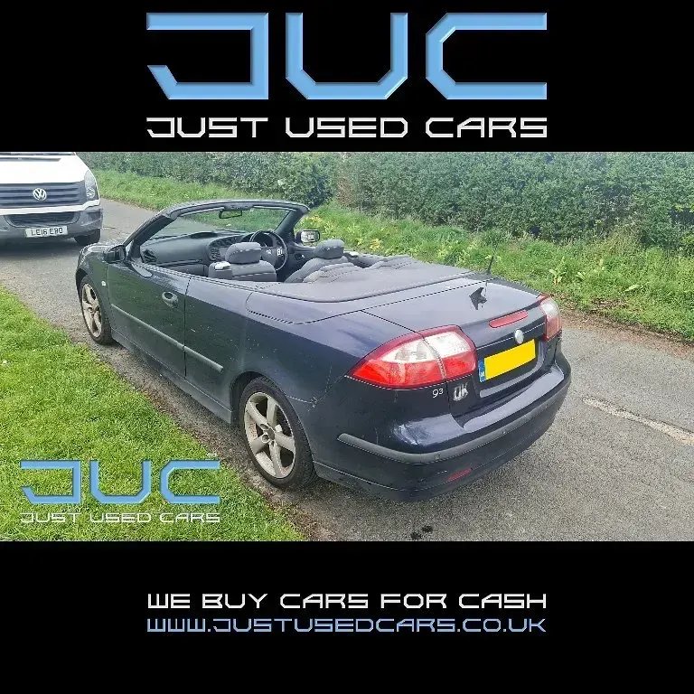 Used Saab 9-3 Vector 150 HP (110 kW) 2004 Blue Cabriolet