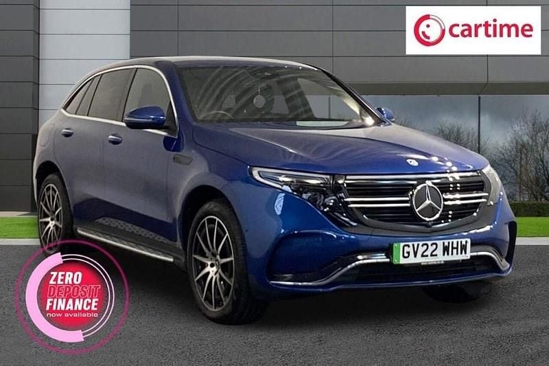 Blue Used 2022 Mercedes EQC400 AMG line SUV | £25,250 (Good price) - Image 1/4