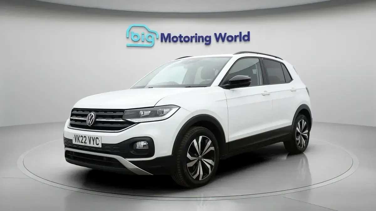 Used VW T-Cross Black Edition 110 HP (80 kW) 2022 White SUV