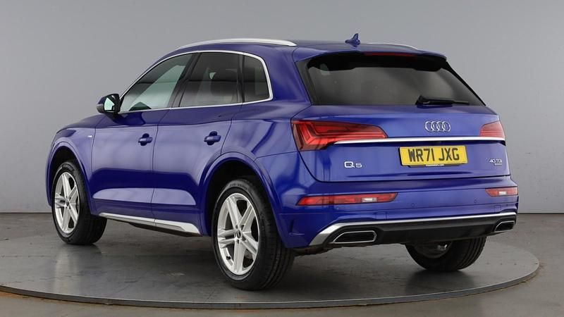 Used Audi Q5 S-Line 200 HP (147 kW) 2021 Blue SUV