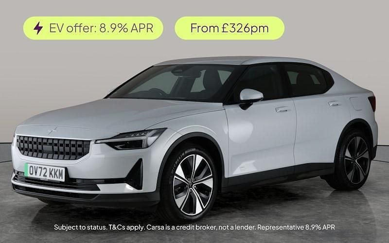 Silver Used 2022 Polestar 2 Long Range Single Motor Hatchback | £19,436 (Fair price) - Image 1/2