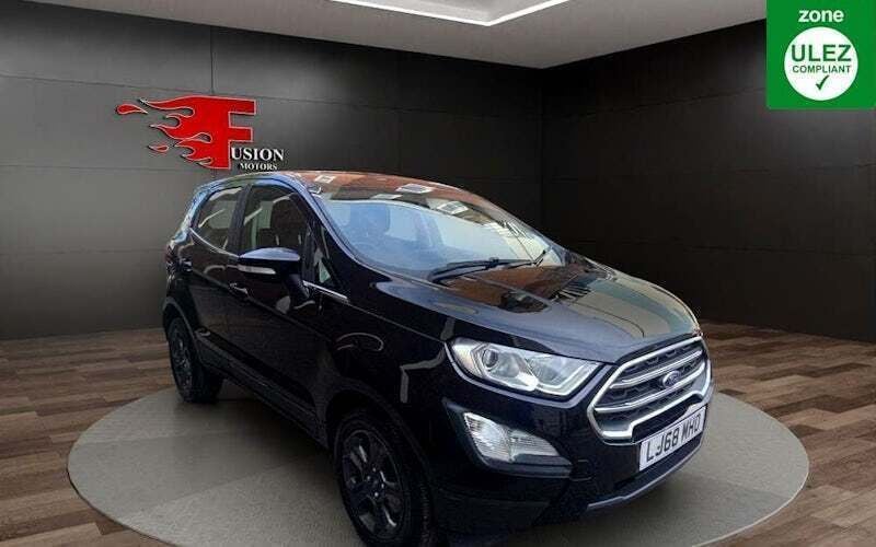 Black Used 2018 Ford Ecosport Zetec SUV | £10,500 (Good price) - Image 1/4