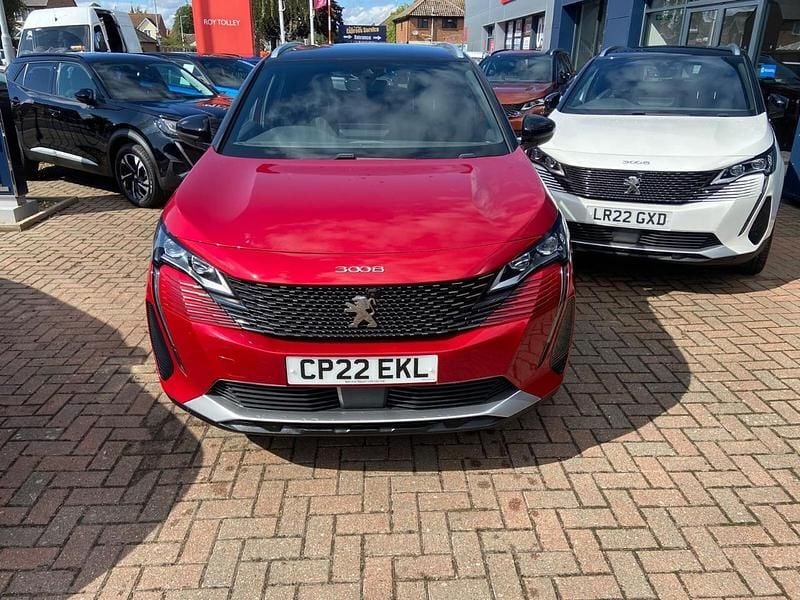 Red Used 2022 Peugeot 3008 Premium SUV | £21,995 (A bit pricey) - Image 1/3