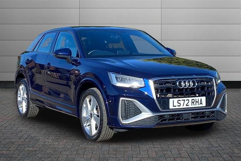 Used Audi Q2 S-Line 150 HP (110 kW) 2022 Navarra blue SUV