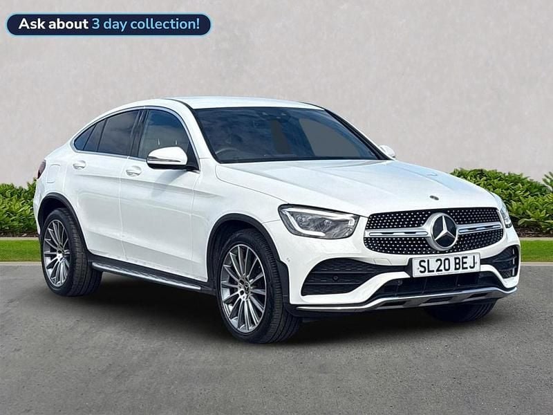 White Used 2020 Mercedes GLC220 AMG Line Premium Coupe | £30,967 (Fair price) - Image 1/4