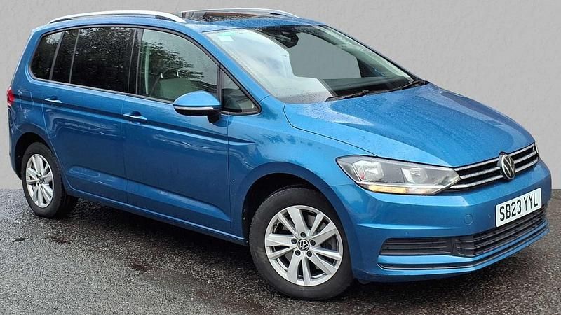 Blue Used 2023 VW Touran Family MPV | £26,510 (Fair price) - Image 1/4