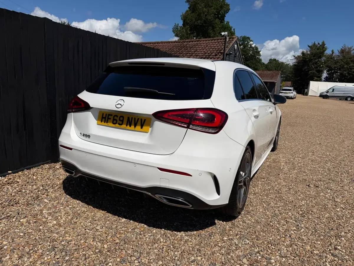 Used Mercedes A200 Executive 163 HP (119 kW) 2019 White Hatchback