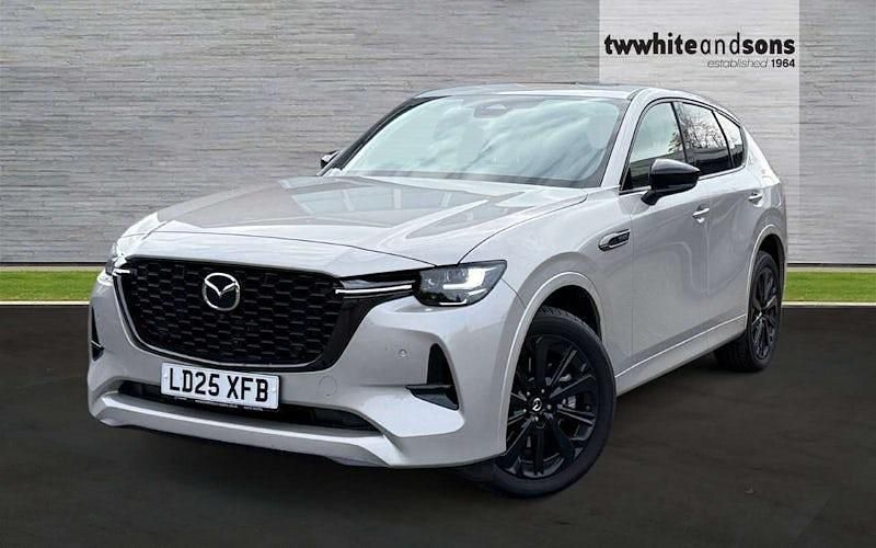 Silver Used 2025 Mazda CX-60 Homura-Line SUV | £39,950 (Fair price) - Image 1/4