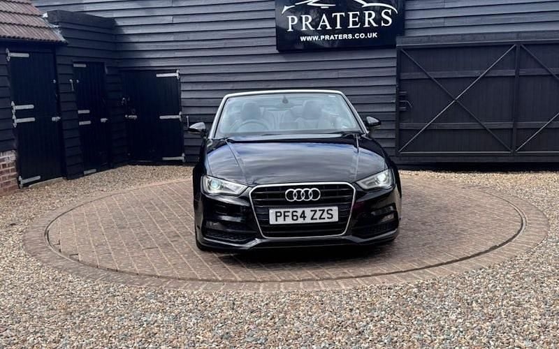 Used Audi A3 Cabriolet S-Line 150 HP (110 kW) 2015 Black Cabriolet