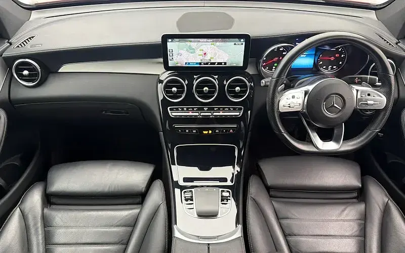 Used Mercedes GLC220 AMG line 194 HP (142 kW) 2021 Red SUV