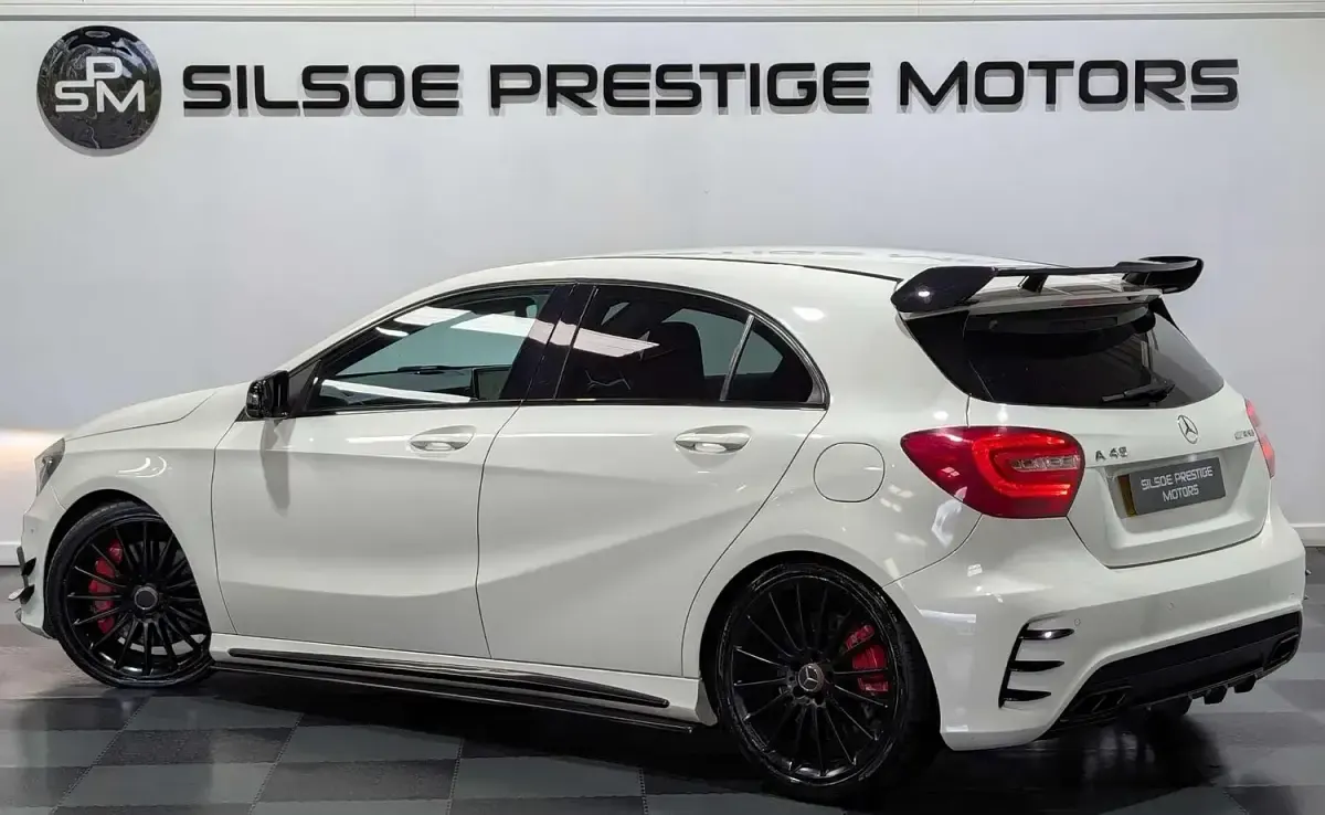 Used Mercedes A45 AMG 2014 White Hatchback