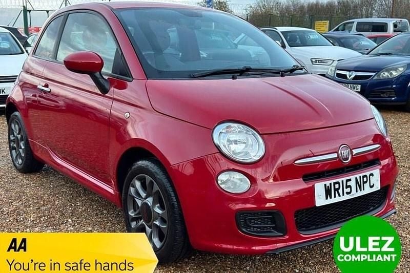 Red Used 2015 Fiat 500 S Hatchback | £2,900 (Good price) - Image 1/1