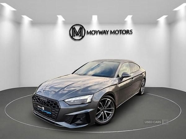 Grey Used 2021 Audi A5 S-Line Hatchback | £23,990 (Fair price) - Image 1/4