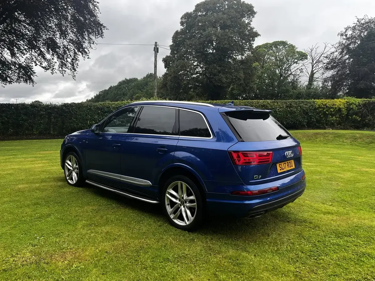 Used Audi Q7 S-Line 2017 Blue SUV