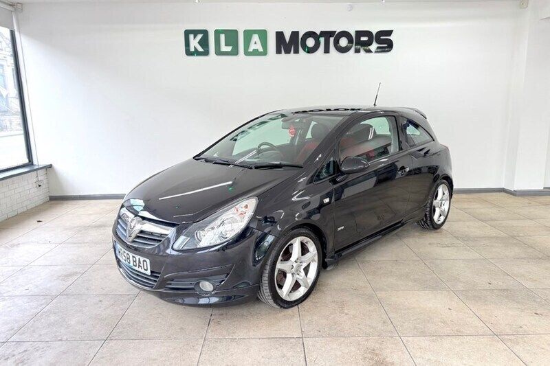 Black Used 2008 Vauxhall Corsa SRi Hatchback | £2,695 (Good price) - Image 1/1