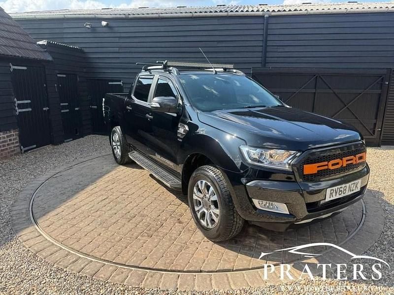 Black Used 2018 Ford Ranger Wildtrack Pickup | £19,500 (Fair price) - Image 1/4