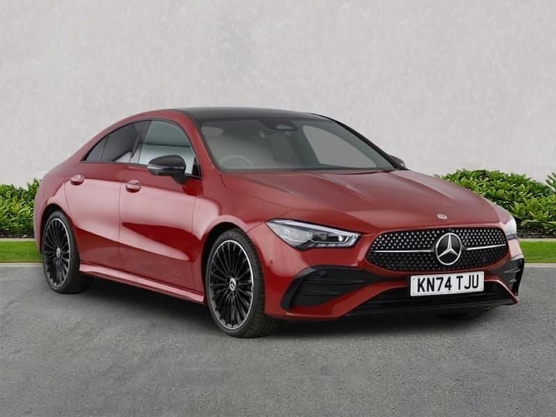 Red Used 2024 Mercedes CLA220 AMG Line Premium Plus Sedan | £33,300 (A bit pricey) - Image 1/4