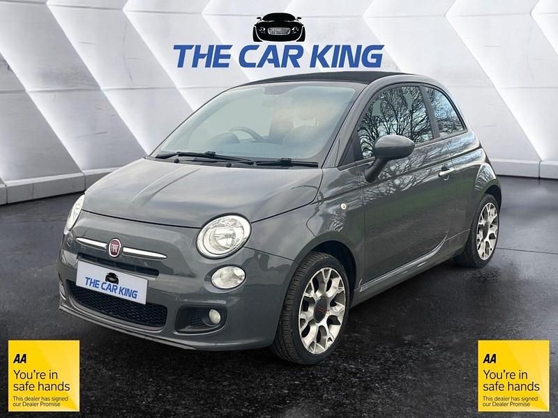 Used Fiat 500C S 69 HP (50 kW) 2014 Grey Cabriolet