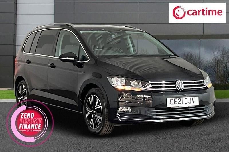 Black Used 2021 VW Touran SEL MPV | £23,299 (Fair price) - Image 1/3