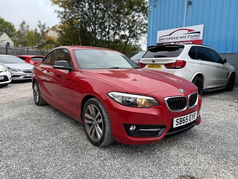 Red Used 2015 BMW 218 Sport Line Coupe | £5,595 (Super price) - Image 1/4