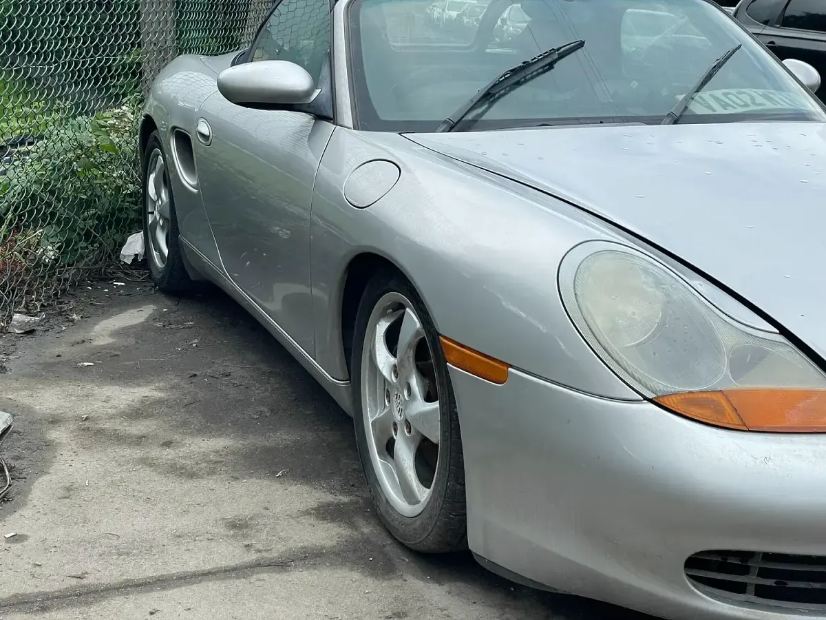 Used Porsche Boxster 2002 Silver Cabriolet