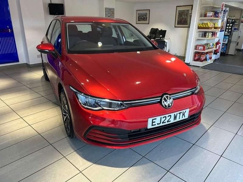 Red Used 2022 VW Golf VIII Life Hatchback | £16,899 (Good price) - Image 1/4