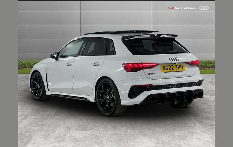 Used Audi RS3 Comfort 394 HP (289 kW) 2022 White Sedan