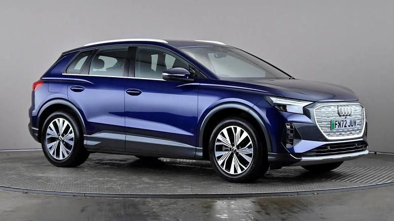 Blue Used 2022 Audi Q4 e-tron Sport SUV | £21,298 (Good price) - Image 1/3