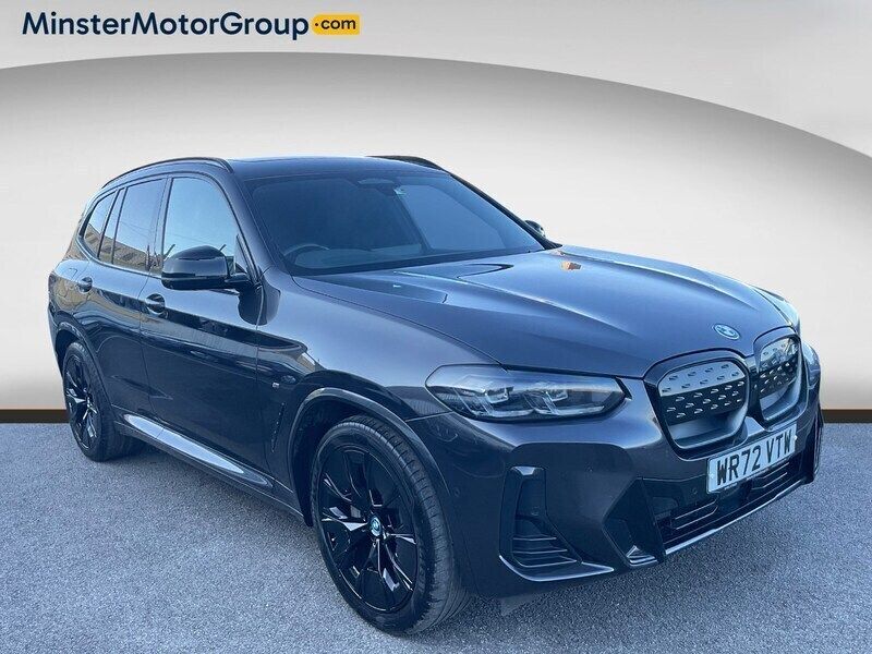 Grey Used 2022 BMW iX3 M Sport SUV | £28,990 (Fair price) - Image 1/4