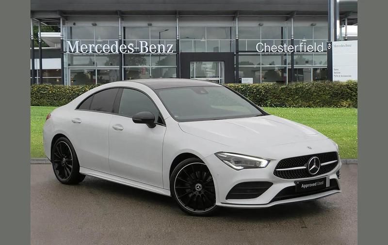 Used Mercedes CLA200 AMG Line Premium Plus 161 HP (118 kW) 2023 White Coupe