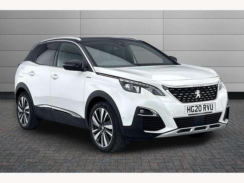 White Used 2020 Peugeot 3008 Premium SUV | £17,490 (Fair price) - Image 1/3