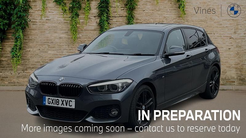 Used BMW 118 M Sport 134 HP (98 kW) 2018 Grey Hatchback