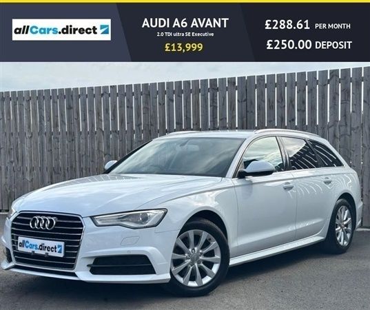 White Used 2016 Audi A6 Design Estate | £13,999 (Fair price) - Image 1/1